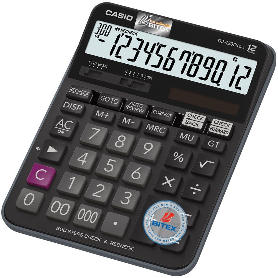 Máy tính casio DJ-120D Plus (Cái)