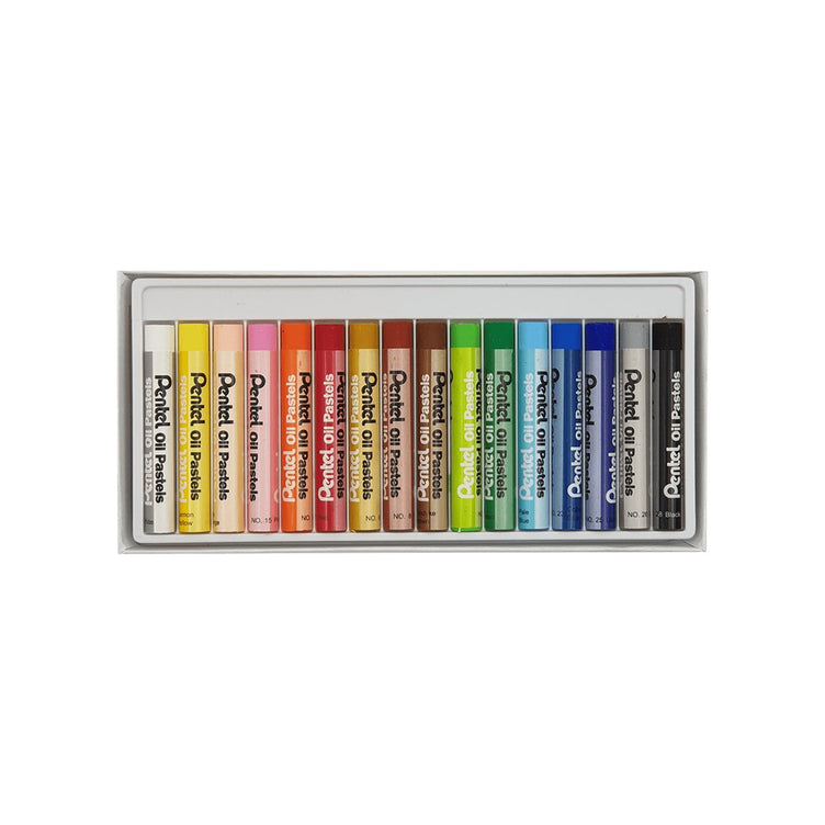 Sáp dầu Pentel 16 màu PHN-16AS (35.1H) (Hộp)