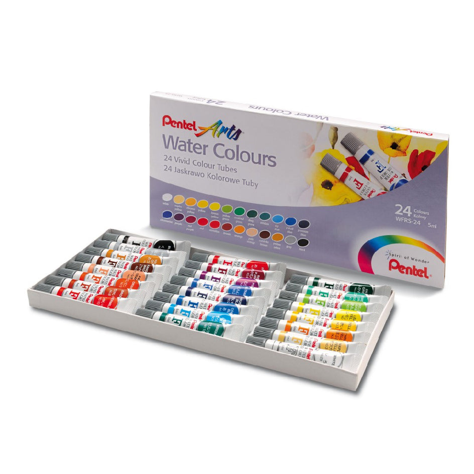 Màu Tuýp Pentel 24 màu WFRS-24 (Hộp)