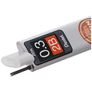 Ruột chì kim Pentel C273 2B 0.3mm (Vĩ)