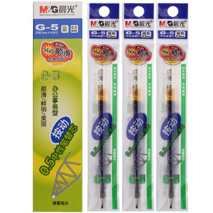 Ruột bút gel M&G G5 0.5mm màu xanh - hộp 20 cái (Hộp)