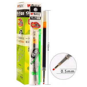 Ruột bút gel M&G G5 0.5mm màu đen - hộp 20 cái (Hộp)