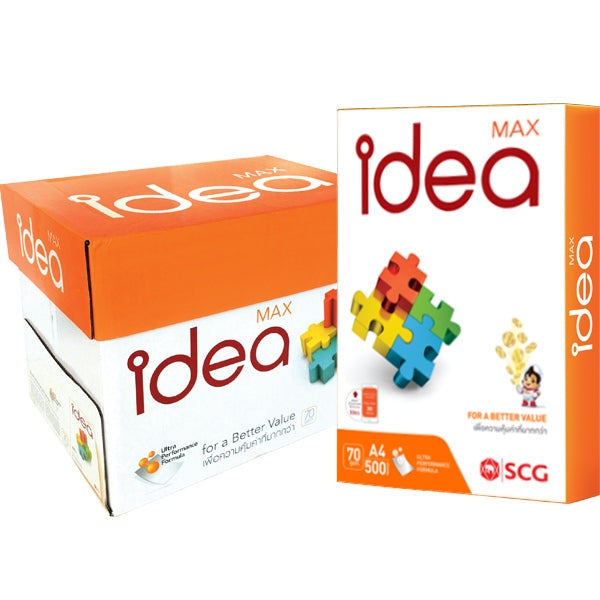 Giấy Idea khổ A4 ĐL 70gsm (Ram)