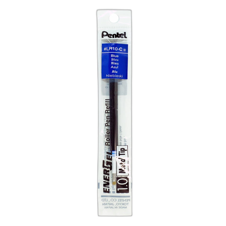 Ruột bút ký Pentel LR10-C 1.0mm màu xanh - hộp 12 vĩ (Cái)