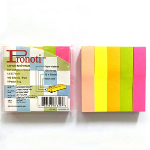 Giấy note 3x3 5 màu đậm (KW mã 07320) (13.5H) (Tập)