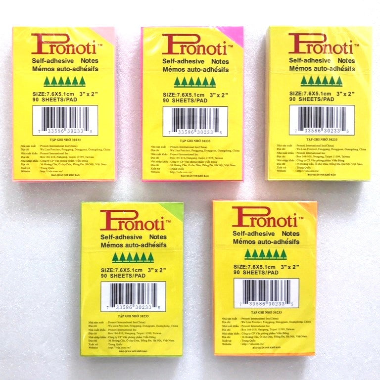 Giấy note 3x2 1 màu (KW mã 30233) (6.5H) (Tập)