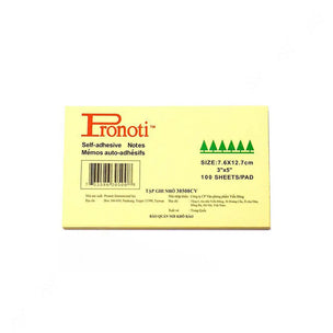 Giấy note 3x5 1 màu (KW) (14H) (Tập)