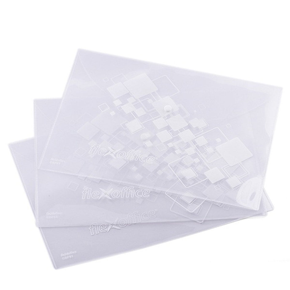 Bì nút F4 Thiên Long Flexoffice CBF01 (Xấp 10 cái)