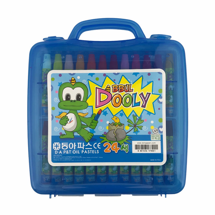 Sáp dầu Đông Á 24 màu Ttoru +Dooly (Hộp)