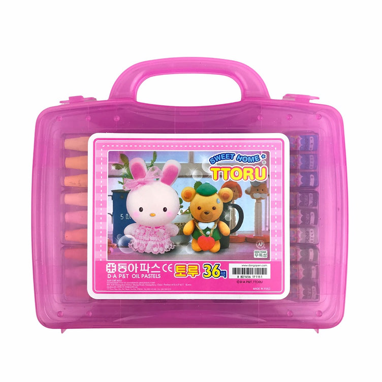 Sáp dầu Đông Á 36 màu Dooly+Ttoru (Hộp)