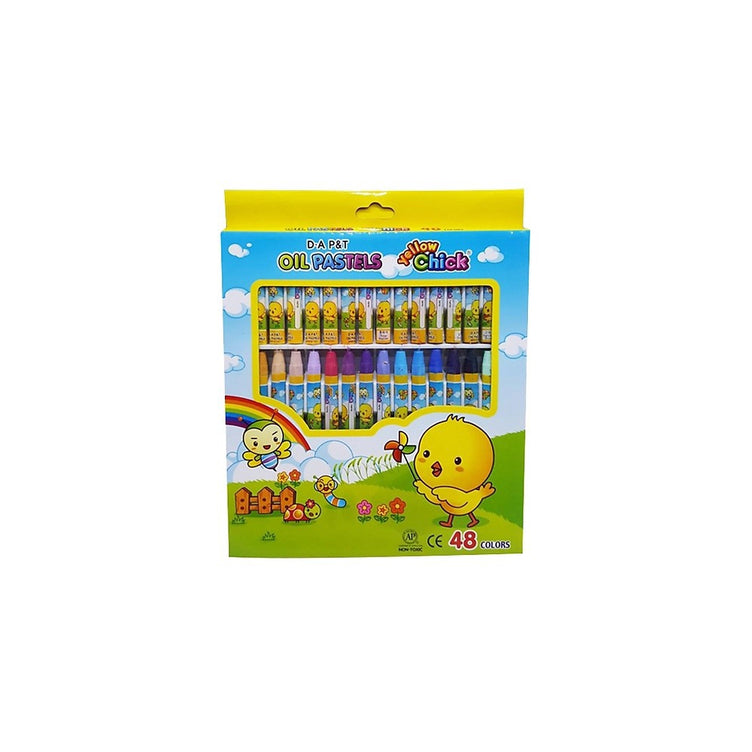 Sáp dầu Gà 48 màu DA (6h/ lốc) (Hộp)