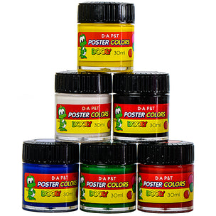 Màu Hủ Đông Á 6 Lọ Xanh Lá Lớn 30cc (Hộp)