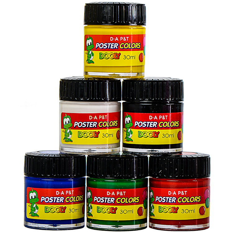 Màu Hủ Đông Á 6 Lọ Xanh Lá Lớn 30cc (Hộp)