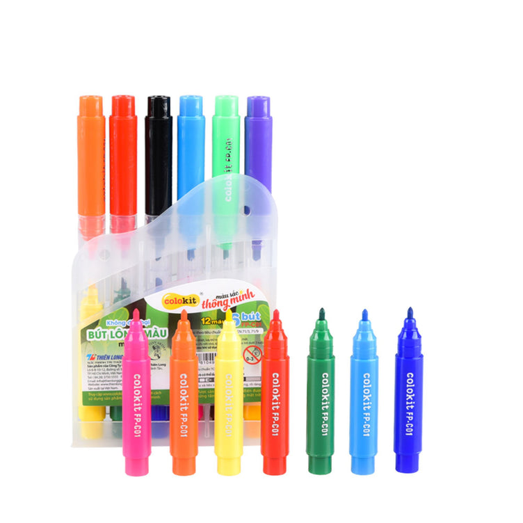 Bút lông 2 đầu Thiên Long Colokit FP-C01 (Vĩ)