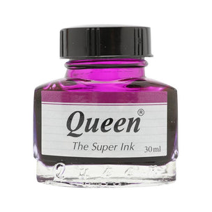 Mực viết máy Queen màu Tím (Lốc 12 lọ)