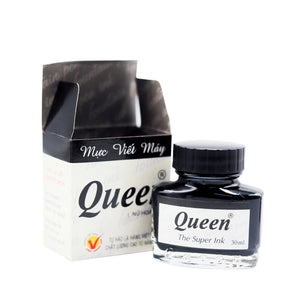 Mực viết máy Queen màu Đen (lốc 12 lọ)