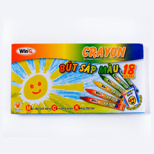 Sáp WINQ 18 màu CR-08 (lốc 10 hộp)