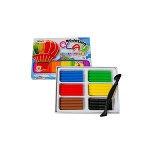 Đất sét WINQ 6 màu ( Lốc 5 Hộp )