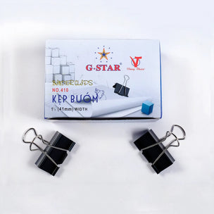 Kẹp bướm G-Star 41mm - đen (Hộp)