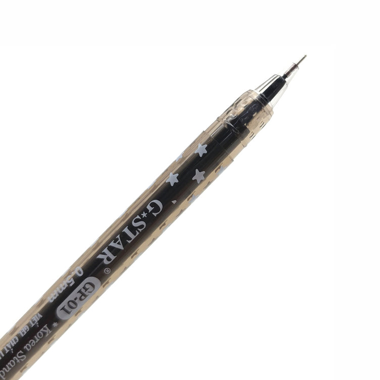 Bút gel nước ngôi sao G-Star GP01 màu đen (Hộp)
