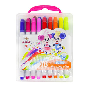Bút lông nước hộp G-Star 609 18 màu (hộp)