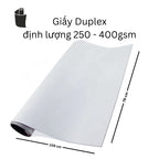 Giấy Duplet Roky khổ 79 x 109 cm ĐL 250gsm (50 Tờ)