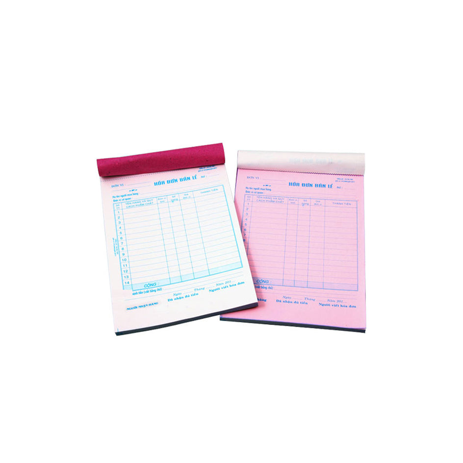 Hóa đơn bán lẻ 2 liên Sài Gòn (Cuốn)