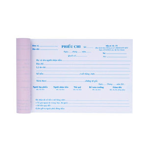 Phiếu chi 2 liên Sài Gòn (Cuốn)