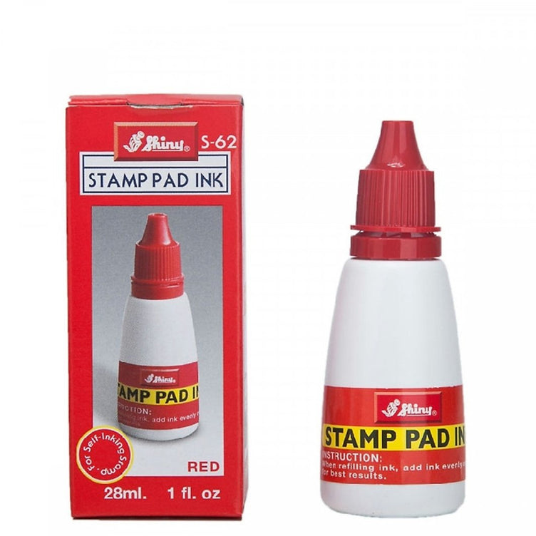 Mực dấu xịn Shiny đỏ (33H) (Lọ)