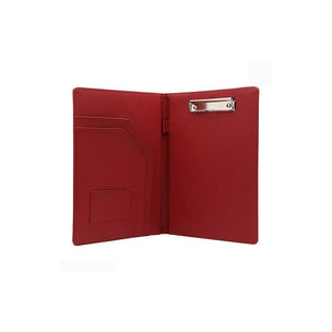 Kẹp trình ký da tốt 092+029 màu đỏ (26.5H) (Cái)