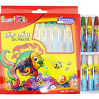 Sáp dầu 24 màu Bitex SK-OP1003 (OP03) (Hộp)