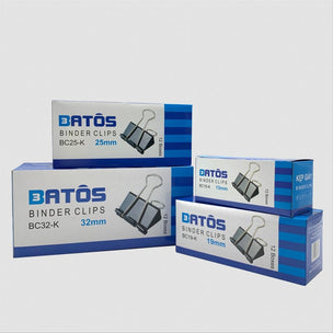 Kẹp bướm Batos 15mm - đen ( 360Hộp /T ) (Hộp)