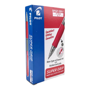 Bút Bi Pilot Super Grip 0.7mm (Hộp 12 Cây)