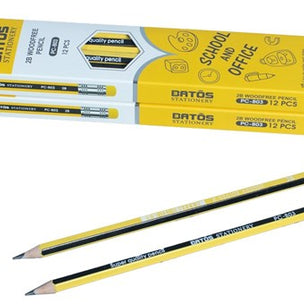 Bút chì Batos 2B Woodfree PC-B03 (Hộp)