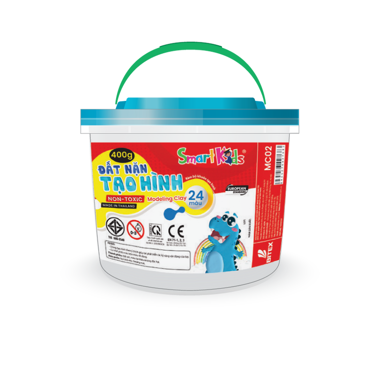 Đất sét hủ Bitex Smartkids 24 màu MC02 (Hủ)