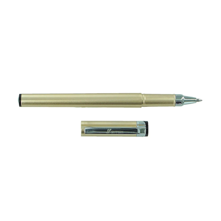 Bút gel mực xanh Bitex G23 thân nhũ vàng (hộp 12 Cây)