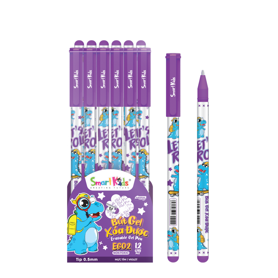 Bút gel Bitex xóa được Dino EG02 (hộp 12 Cây)