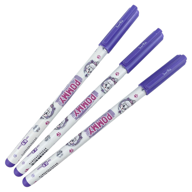 Bút Gel màu tím Bitex xóa đươc Pommy EG01 ( Hộp 12 Cây )