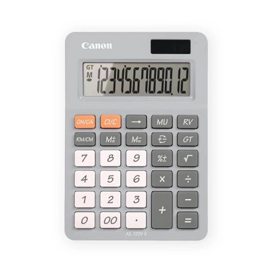 Máy tính Canon - AS-120V màu Xám