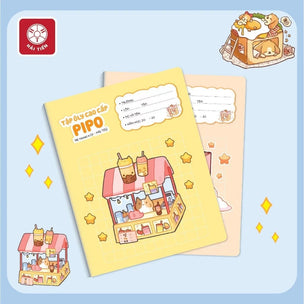 Vở Hải Tiến PIPO 4 ô 96T ĐL 100 1152 ( Lốc 10 Quyển)