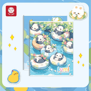 Vở Hải Tiến LUMI 4 ô ly ĐL 80 96 trang ( Lốc 10 quyển)