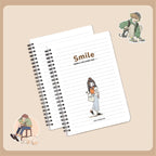 Sổ Hải Tiến lò xo A7 Smile 200Trang ĐL 80 6768 (lốc 3 cuốn)