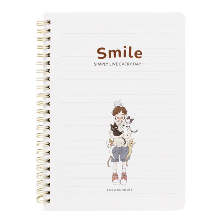 Sổ Hải Tiến lò xo A5 Smile 200T ĐL 80 6744 (Quyển)