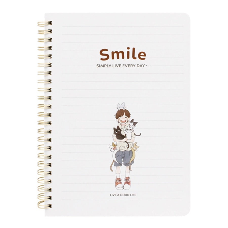 Sổ Hải Tiến lò xo A5 Smile 200T ĐL 80 6744 (Quyển)