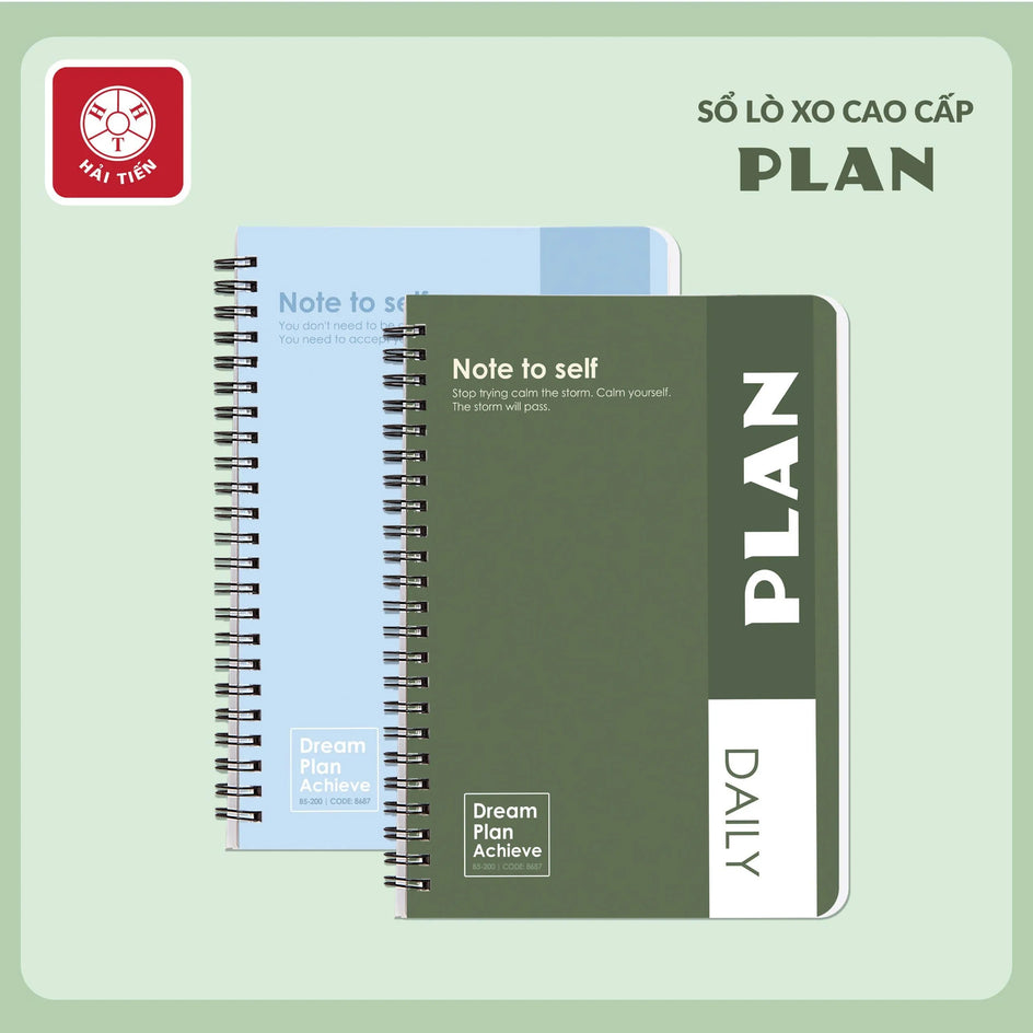 Sổ Hải Tiến lò xo A5 Plan 200T ĐL 80 8663