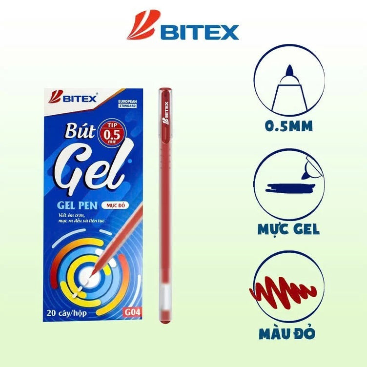 Bút gel Bitex G04 (Hộp)