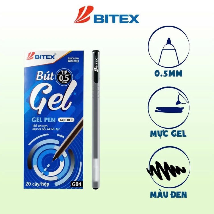 Bút gel Bitex G04 (Hộp)