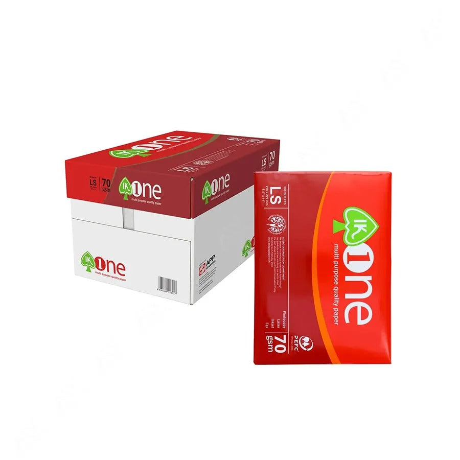 Giấy A4 IK ONE Định Lượng 70gsm ( Ream)