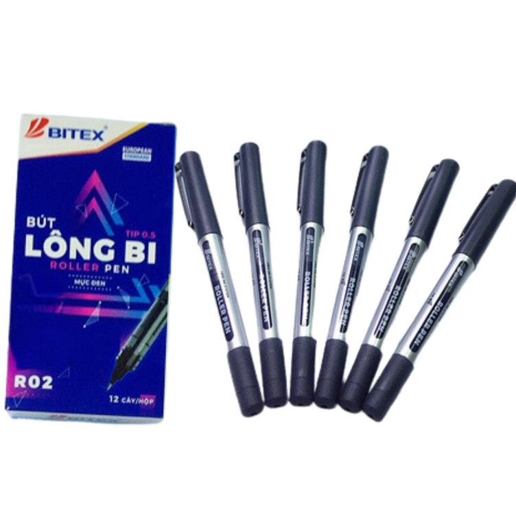 Bút Gel Bitex UB R02 ngòi 0.5mm (Hộp 12 Cây)