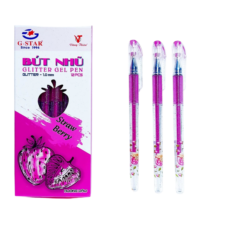 Bút gel kim tuyến Glitter G-Star (Hộp 12 cây)